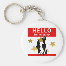 I'm A Line Dancer Keychains