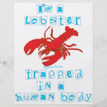I'm a Lobster Personalised Flyer