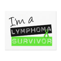 I'm a Lymphoma Survivor Postcards