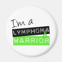 I'm a Lymphoma Warrior Fridge Magnets