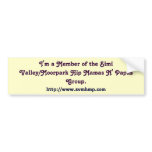I'm a Member of the Simi Valley/Moorpark Hip Ma... bumper stickers