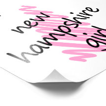 I'm a New Hampshire Girl Photographic Print
