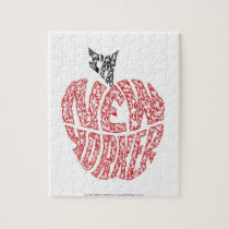 I'M A NEW YORKER puzzle - BIG APPLE  little faces! puzzles