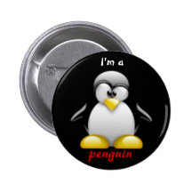 I'm a penguin button