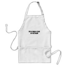 I'm A Rock Star in Vietnam Aprons
