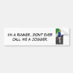 I'm a runner bumper stickers