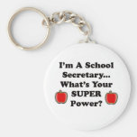 I'm a School Secretary Key Chains