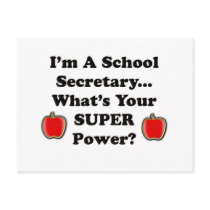 I'm a School Secretary Postcard