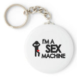 I'm a sex machine keychain