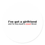 Im a sexual threat stickers