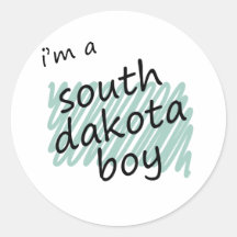I'm a South Dakota Boy Stickers