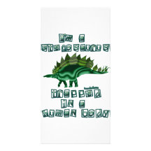 I'm a Stegosaurus Photo Greeting Card