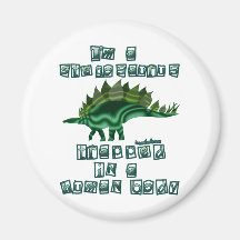 I'm a Stegosaurus Refrigerator Magnet