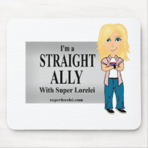 I'm a Straight Ally Mouse Pad