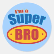 I'm a Super Bro Super Hero Brother Sticker