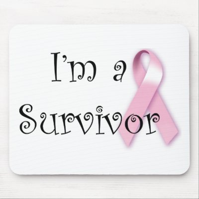 I'm a Survivor Mouse Pad by BCAwarenessTShirts