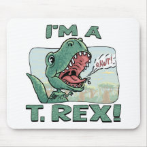 I'm a T. Rex Dinosaur Gift Ideas Mouse Mat
