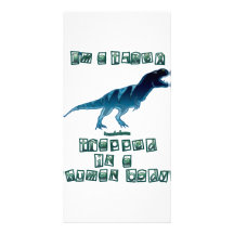 I'm a T-Rex Picture Card