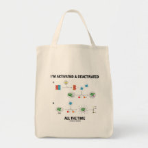 I'm Activated & Deactivated All The Time Tote Bags