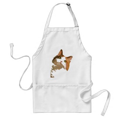 I'm All Ears: Calico Cat Portrait Aprons by taiche