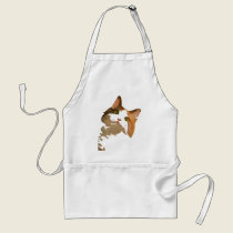 I'm All Ears: Calico Cat Portrait aprons