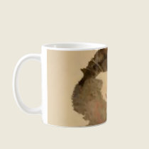 I'm All Ears: Calico Cat Portrait mugs