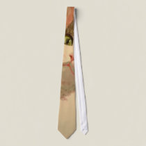 I'm All Ears: Calico Cat Portrait ties