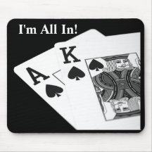 I'm All In!  Texas Hold 'Em Poker Mousepad