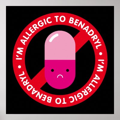 Allergic To Benadryl