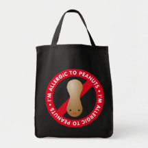 I'm allergic to peanuts! Peanut allergy Bag