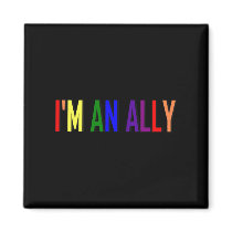 I'm an Ally Square Magnet