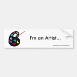 I'm an Artist. bumper stickers