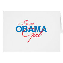 I'm an Obama Girl Card