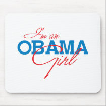 I'm an Obama Girl Mouse Pads