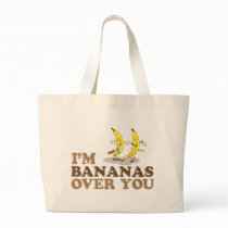 I'm Bananas Over You - Dancing Bananas Canvas Bags