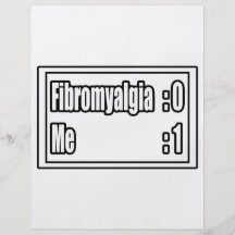 I'm Beating Fibromyalgia (Scoreboard) Personalised Flyer