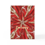 I'm blank  sorry, greeting card.