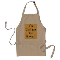 I'm Cooking The Books! aprons