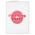 I'm craving Doughnut cards