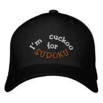 I'm Cuckoo for Sudoku Baseball Cap