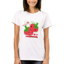 I'm cute as a strawberry! t-shirts