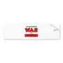 I'm Declaring War on Depression Bumper Stickers