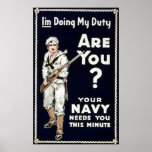 I'm Doing My Duty Are You? posters