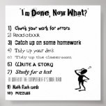 "I'm Done, Now What?" Poster posters