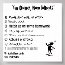 "I'm Done, Now What?" Poster