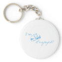 I'm Engaged (Blue Diamond Ring) keychains