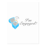 I'm Engaged (Diamond Engagement Ring Box) Postcards