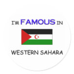 I'm Famous In WESTERN SAHARA stickers