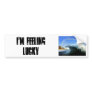 , i'm feeling lucky bumper sticker