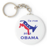 I'm for OBAMA keychain